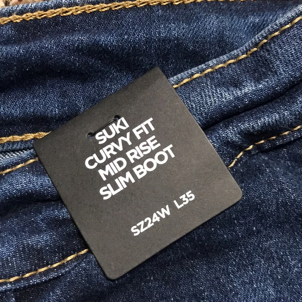 🐠Silver Brand SUKI Curvy Plus Size mid rise slim bootcut jeans | NWT! - Picture 9 of 10